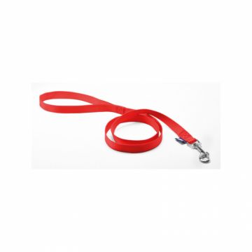 Lesa pentru caini din nylon rosie XS 1 m   1,6 cm