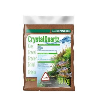 Nisip Dennerle Crystal Quartz Gravel light brown 10 kg
