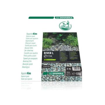 Nisip natural Dennerle Plantahunter River L 8-12mm 5kg