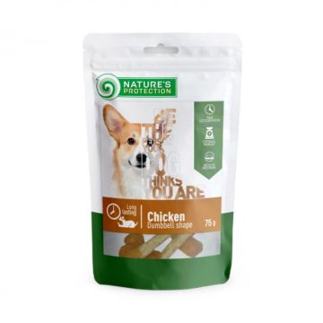 Recompense pentru caini N.P. Snack Weight Shaped cu pui 75 gr