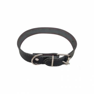 Zgarda din piele pentru caini de talie medie Nr.4 Petro 2,9 x 60 cm