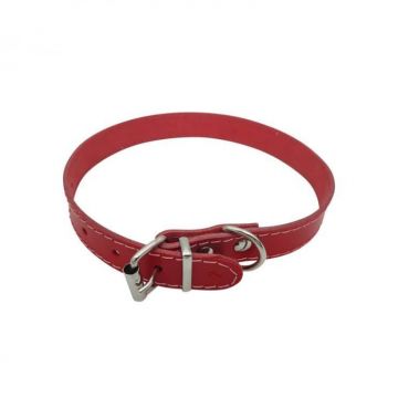 Zgarda din piele pentru caini de talie mica-medie Nr. 2 Petro 1,9 x 45 cm