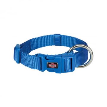 Zgarda pentru caini Premium Albastra M-L 35-55 cm 20 mm