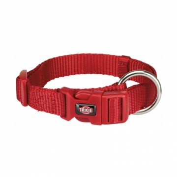 Zgarda pentru caini Premium Rosie M-L 35-55 cm 20 mm