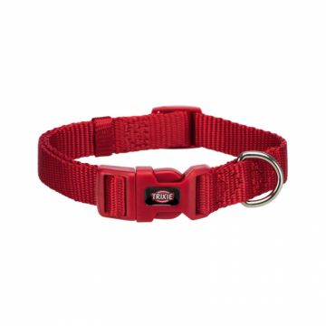 Zgarda pentru caini Premium Rosie XS-S 22-35 cm 10 mm