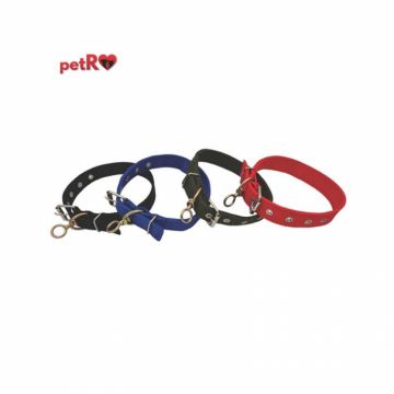 Zgarda textila dubla pentru caini Petro 3 x 60 cm