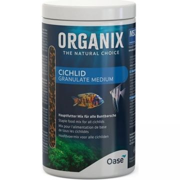 Hrana ciclide Oase ORGANIX Cichlid Granulate M 1000 ml