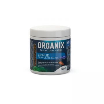 Hrana pesti Oase ORGANIX Cichlid Granulate S 250 ml