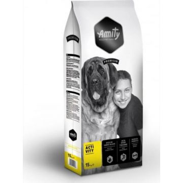 Hrana uscata pentru caini Amity Premium Adult, Activity 15 kg