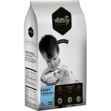 Hrana uscata pentru caini junior, Amity Premium Puppy, 3 kg