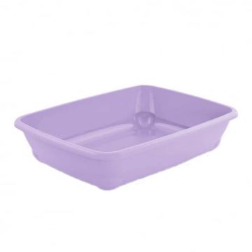 Litiera pentru pisici MPB Birba Mini, 30x31x9h cm, Lila