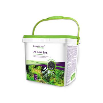 Substrat natural roca vulcanica Aquaforest Lava soil black 5L