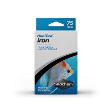 Test fier Seachem Multitest Iron 75 Teste