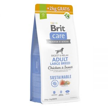 Brit Care Dog Sustainable Adult Large Breed 12 kg + 2 gratis