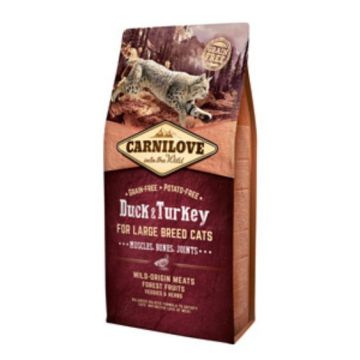 Carnilove Duck  Turkey Large Breed Cats 6 kg