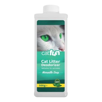 CatFun, Neutralizator mirosuri litiera, Marseille soap, 500g