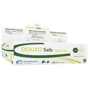 Douxo Seb Spot On, 25 buc x 2 ml