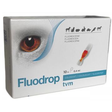 Fiole oculare, Fluodrop, 10x0.4 ml