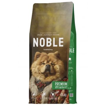 Hrana Premium Uscata Caini, NashiDay Noble, Miel si Orez, 15 kg