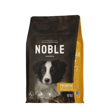 Hrana Premium Uscata Catei, NashiDay Noble, Pui si Orez, 10 kg