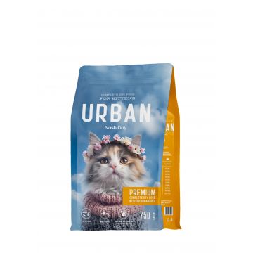 Hrana Premium Uscata Pisoi, NashiDay Urban, Pui si Orez, 750 g