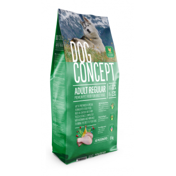 Hrana uscata caini, DOG CONCEPT Adult Regular, 15 kg