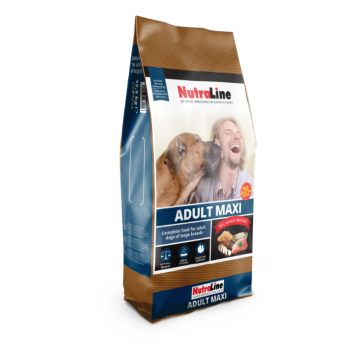 Hrana uscata caini, Nutraline Adult Maxi, 12.5 kg