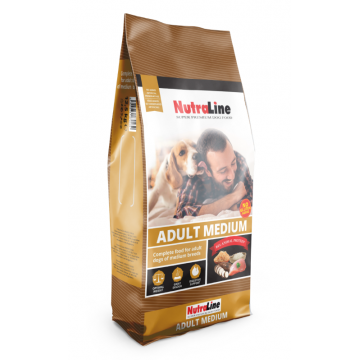 Hrana uscata caini, Nutraline Adult Medium, 3 kg