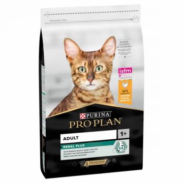 Hrana uscata pentru pisici Pro Plan Adult Optirenal cu pui 10 kg