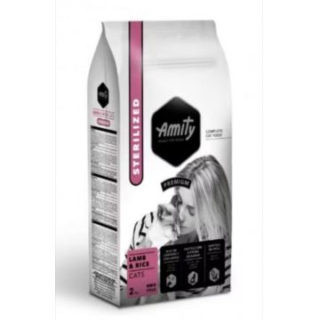 Hrana Uscata Pisici, Amity Premium Cats Sterilised, Miel si Orez, 2 kg