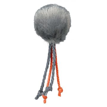 Jucarie Pisici Minge 4 cm cu Clopotel si Sfoara 4126