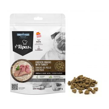 Recompense Tapas Mediterranean Natural, Caini, Pui & Curcan, 190 g