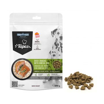 Recompense Tapas Mediterranean Natural, Caini, Rata & Omega 3&6, 190 g