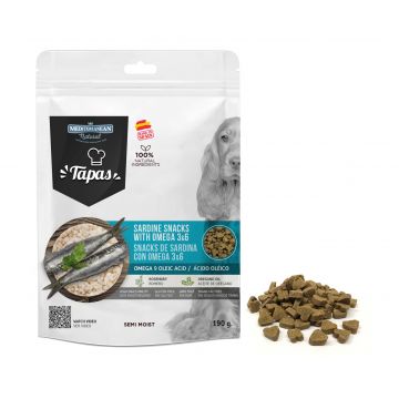 Recompense Tapas Mediterranean Natural, Caini, Sardine & Omega 3&6, 190 g