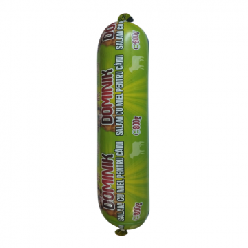 Salam pentru caini Dominik, Miel, 800g