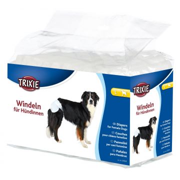 Scutece pentru Caini L (12 buc) pentru Femele 38-56 cm 23635
