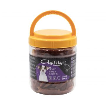 Set recompense pentru caini Felii moi de rata, 500 g