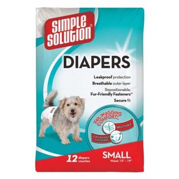 Simple Solution Scutece Pampers S, 12 buc