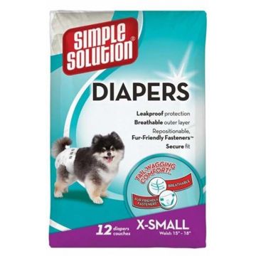 Simple Solution Scutece Pampers XS, 12 buc