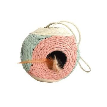 Sisal pentru pisici Bobby Facette, 18 x 11 cm, Roz