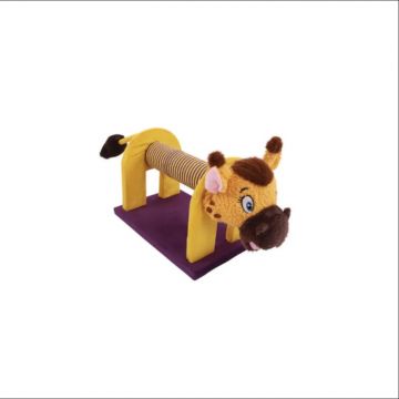 Ansamblu MASCARADE Cat Scratcher ,   Giraffe ,   scratcher colorat pentru pisici 53.5 x 18.5 x 23 cm