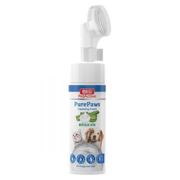 Bio PetActive PurePaws Cleansing Foam Spuma de Curatare, 150 ml