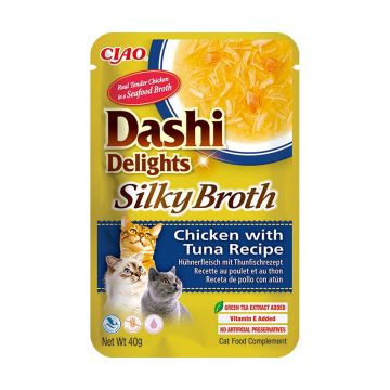 Ciao Dashi Delights Silky Broth, Pui si Ton, 40 g
