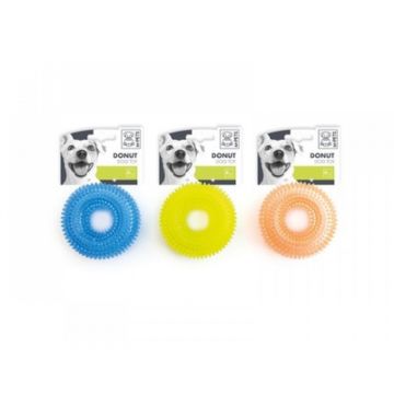 Gogoasa din cauciuc moale pentru caini, DONUT M-PETS, O 6.7 cm