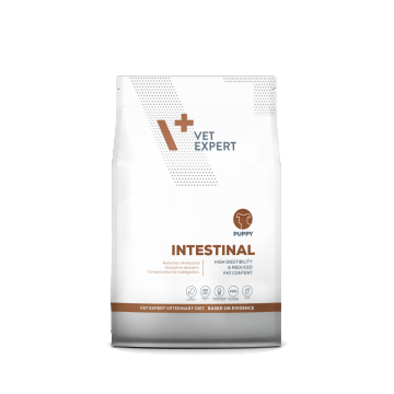 Hrană completă pentru puii de câine cu sensibilitate digestivă, Vet Expert Puppy, 2 kg