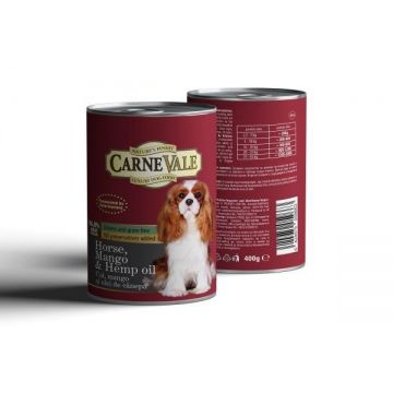 Hrana umeda caini, Carnevale Cal, Mango & Ulei de Canepa, 400 g