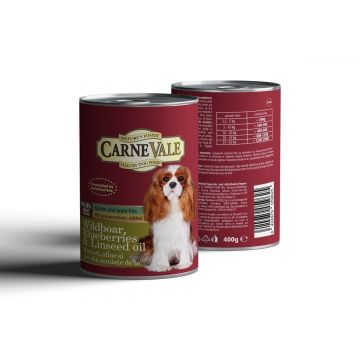 Hrana umeda caini, Carnevale Mistret, Afine & Ulei de In, 400 g