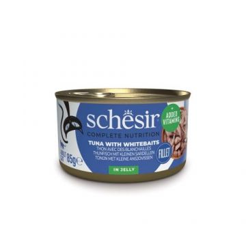 Hrana umeda pisici, Schesir, Ton si Ansoa in Jeleu, 85 g