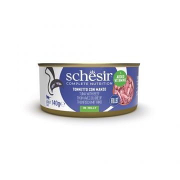 Hrana umeda pisici, Schesir, Ton si Vita in Jeleu, 140 g