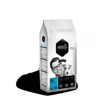 Hrana Uscata Caini, Amity Premium Adult Mini, Somon si Ton, 2 kg